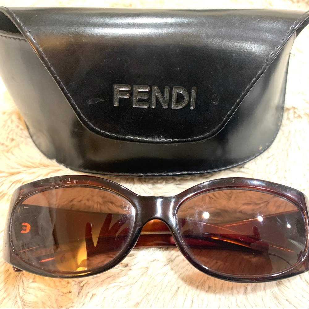 Authentic Fendi sunglasses. Color brown